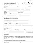 new weight loss patient form