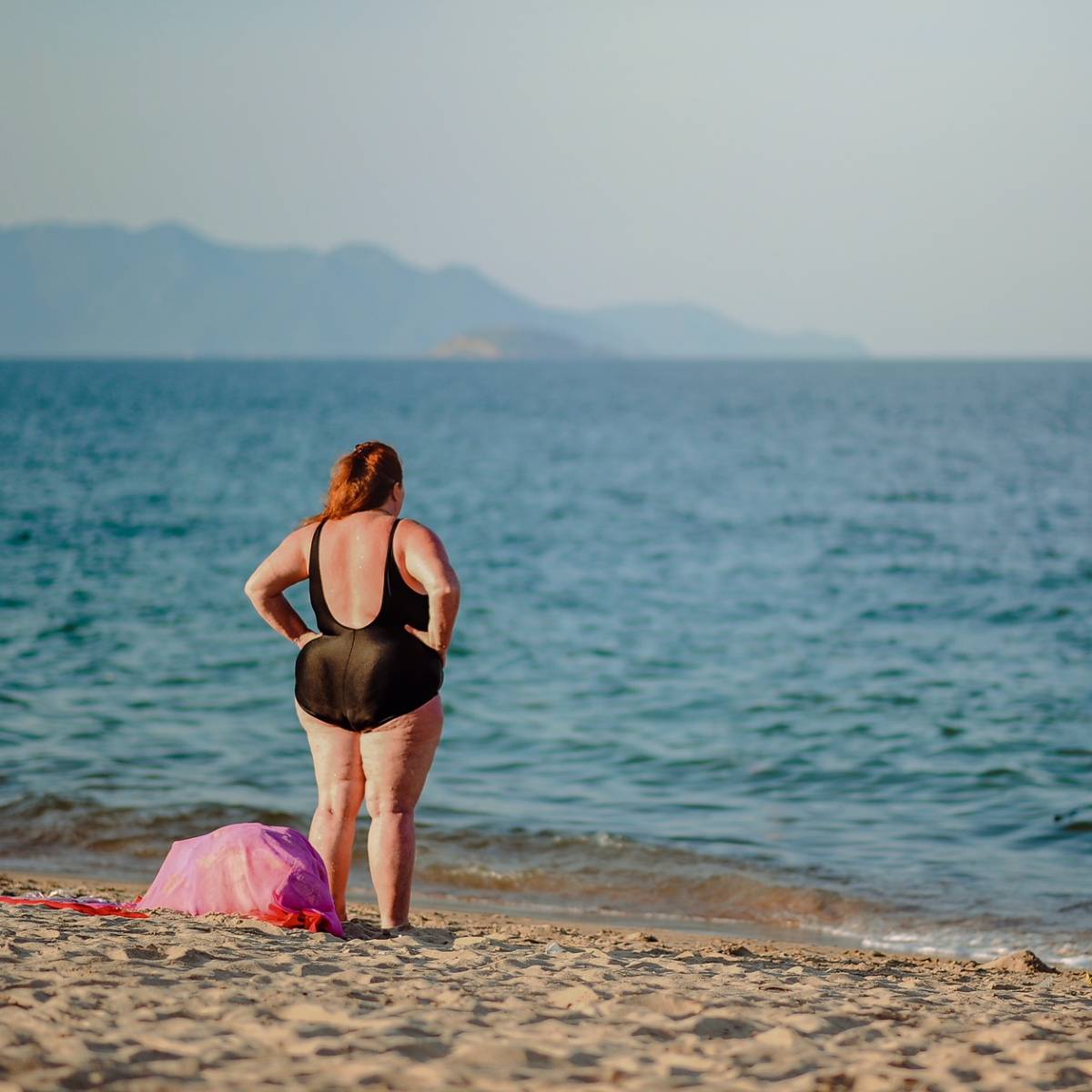 Woman on beach