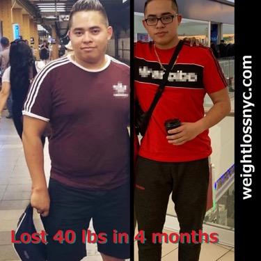 lost 40 pounds in 4 months